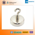 D60mm N42 Neodymium Magnet with M8 Hook